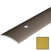 Порожек алюминиевый А 003 золото матовое 30х2700 мм