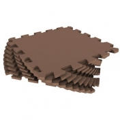Модульное покрытие для тренажерного зала Eco-cover 10 мм коричневый